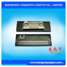 Placa de identificación magnética de grabado de latón de China